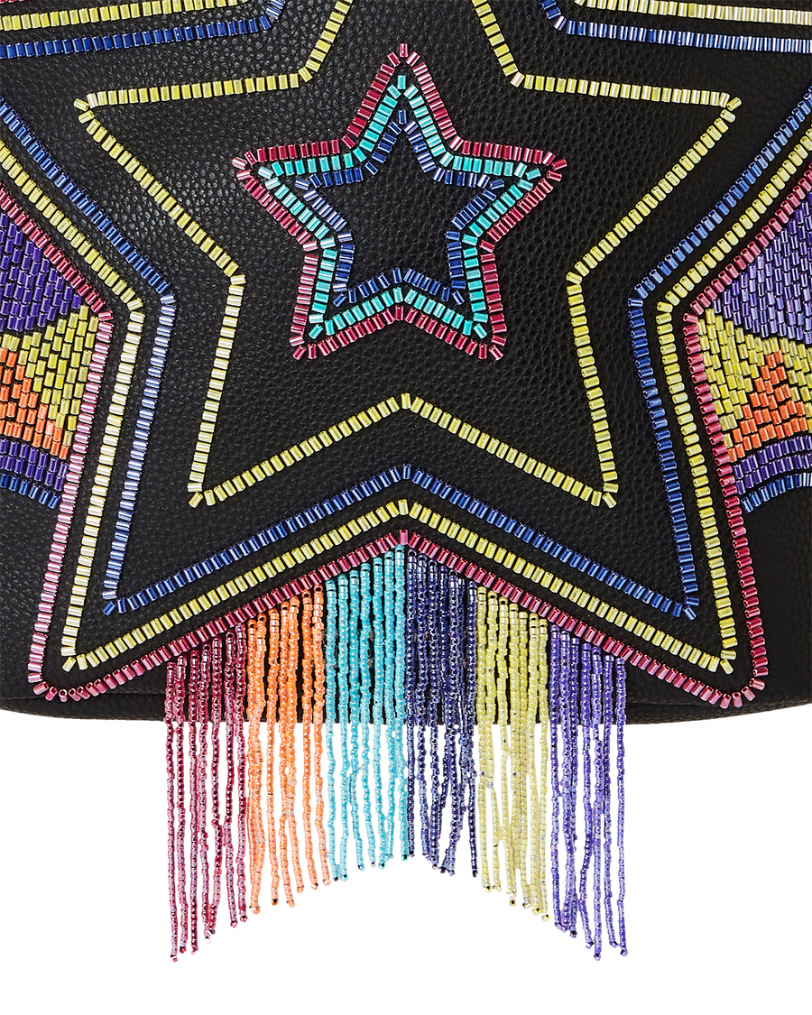 SPRAYGROUND® BACKPACK STAR RACER A.I.7 SANDFLOWER COLLAB BEADED BACKPACK