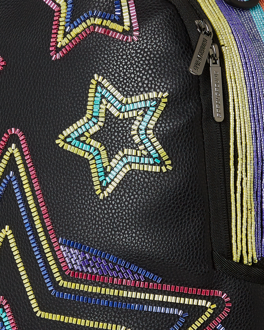 SPRAYGROUND® BACKPACK STAR RACER A.I.7 SANDFLOWER COLLAB BEADED BACKPACK