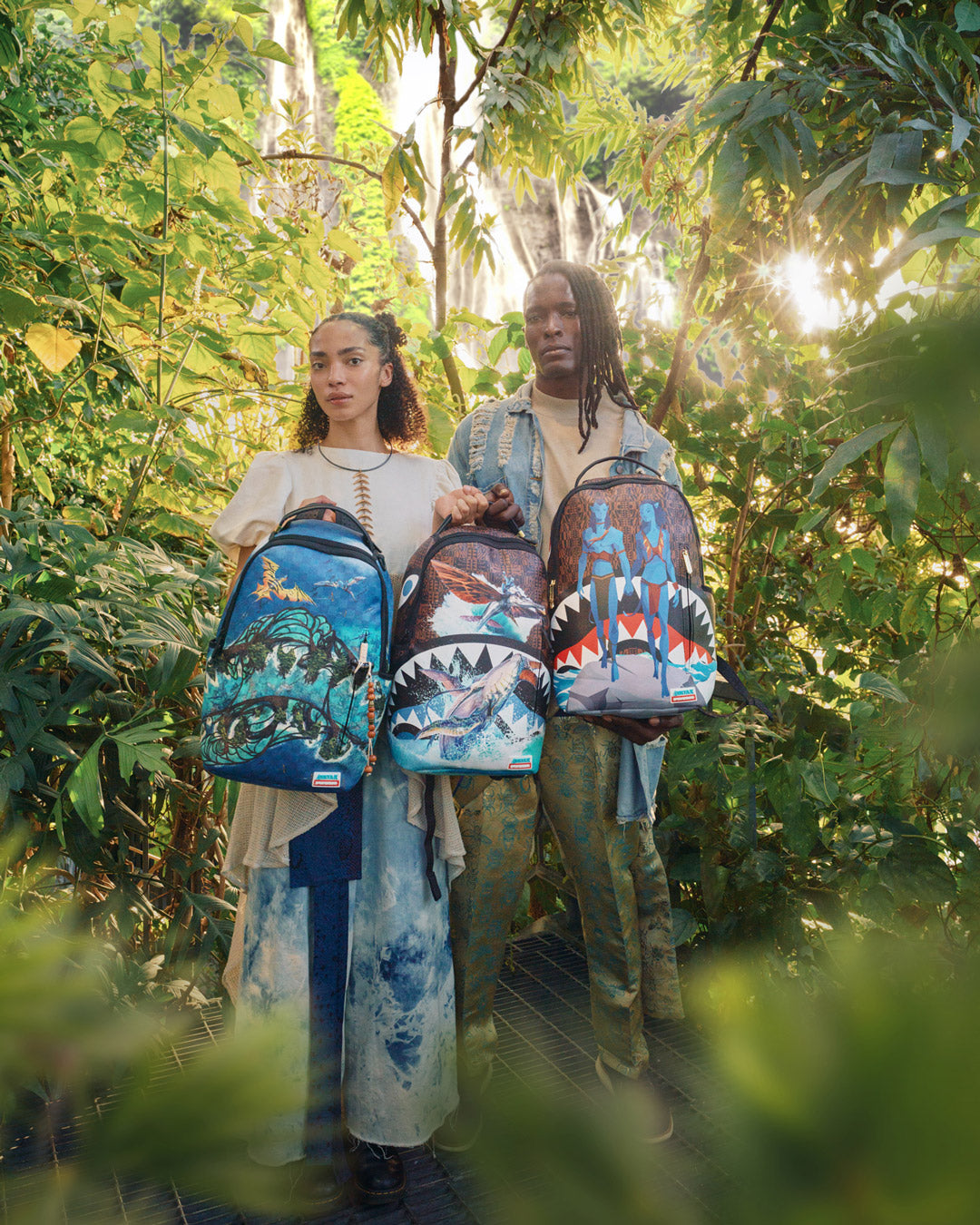 SPRAYGROUND® BACKPACK JAKE AND NEYTIRI SHARKS IN PANDORA