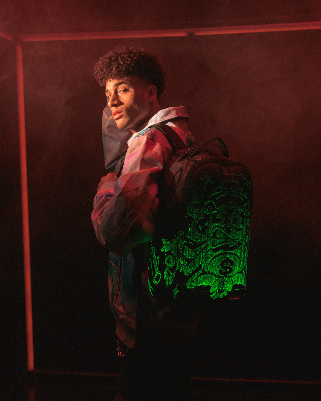 Fiber optic sprayground backpack Clearance