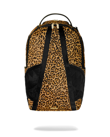 SPRAYGROUND® BACKPACK A.I.8 AFRICAN INTELLIGENCE LEOPARD FUR SHARK BACKPACK