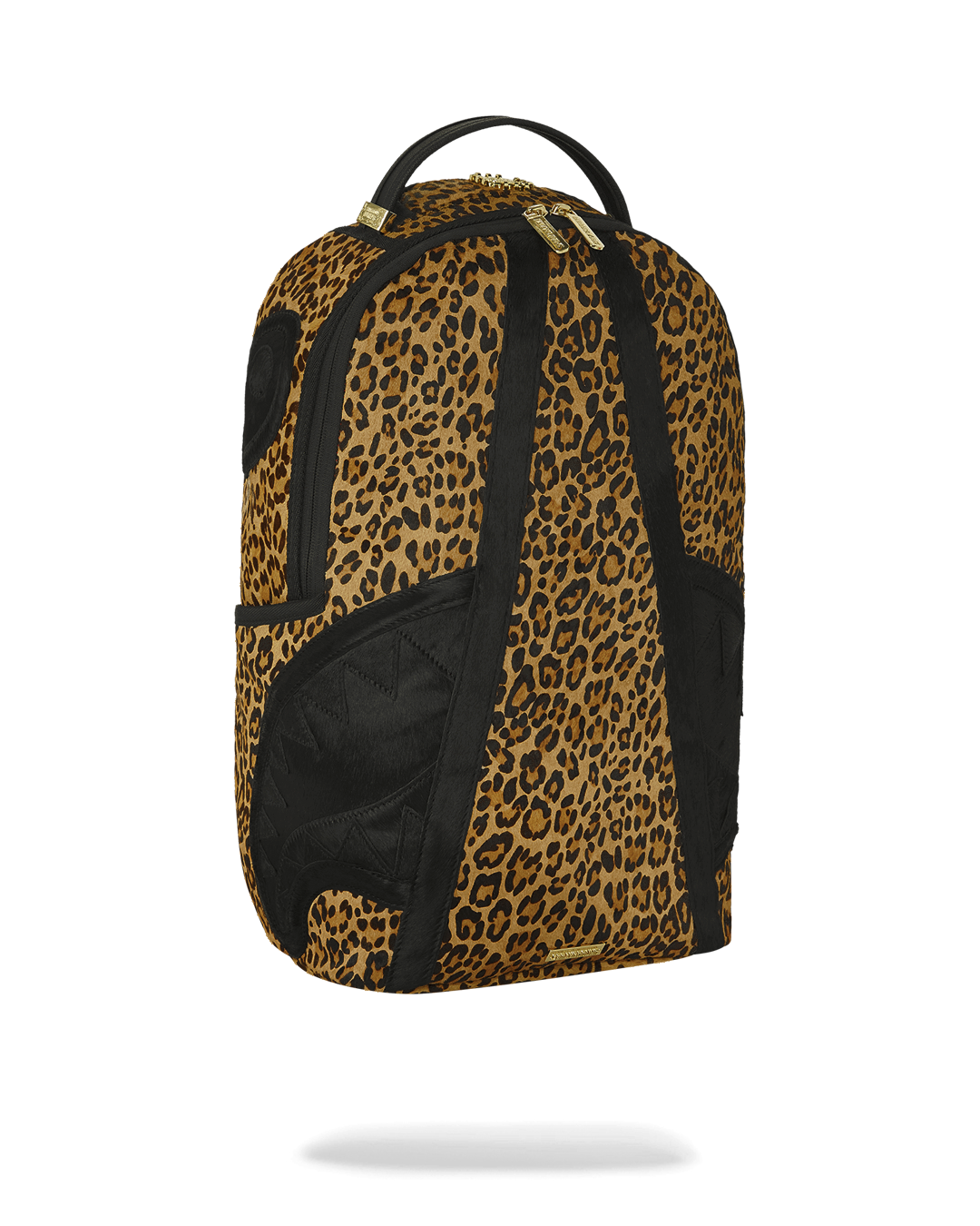 SPRAYGROUND® BACKPACK A.I.8 AFRICAN INTELLIGENCE LEOPARD FUR SHARK BACKPACK