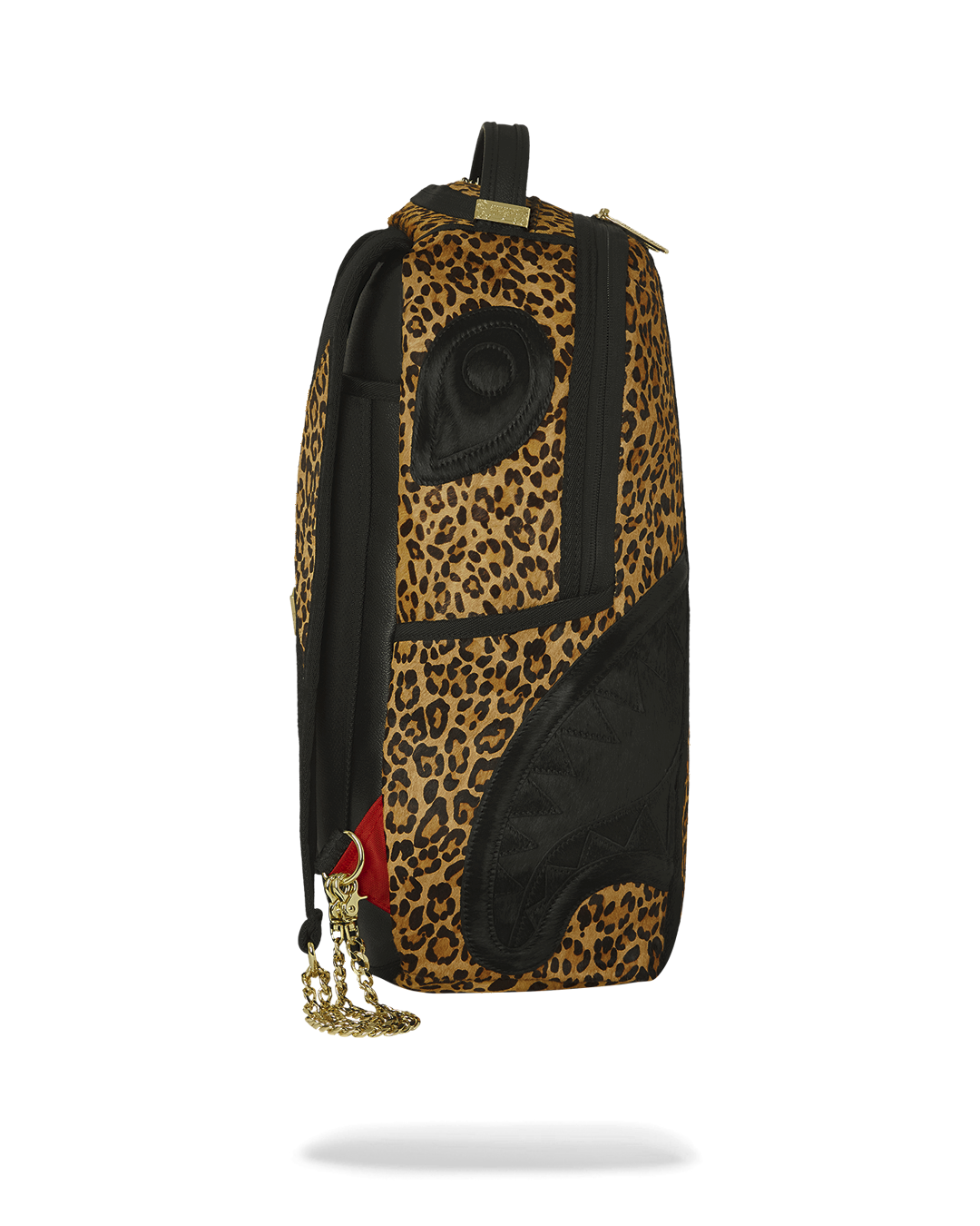 SPRAYGROUND® BACKPACK A.I.8 AFRICAN INTELLIGENCE LEOPARD FUR SHARK BACKPACK