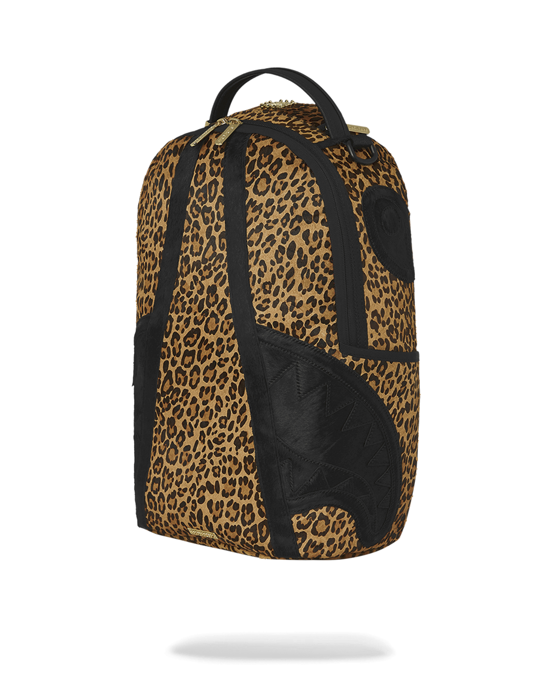 SPRAYGROUND® BACKPACK A.I.8 AFRICAN INTELLIGENCE LEOPARD FUR SHARK BACKPACK