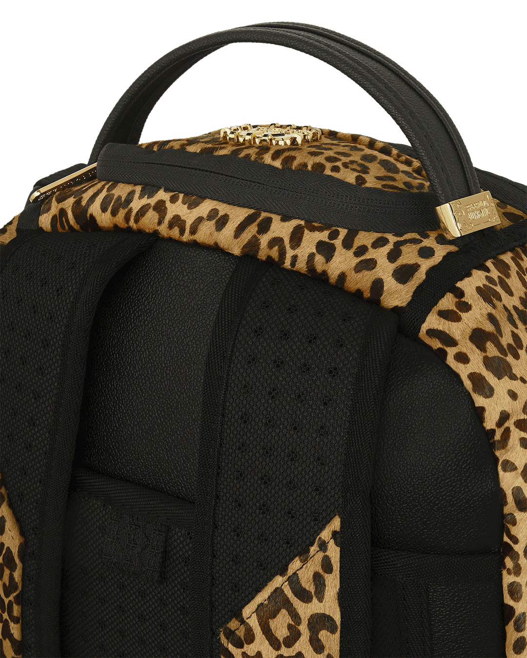 SPRAYGROUND® BACKPACK A.I.8 AFRICAN INTELLIGENCE LEOPARD FUR SHARK BACKPACK