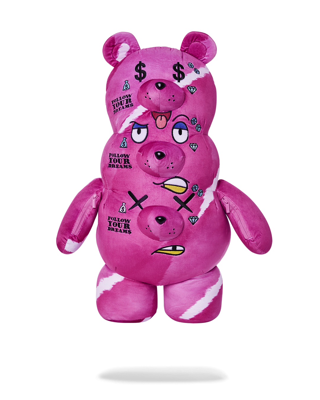 SPRAYGROUND® BACKPACK THE 3 HEADED BEAR PLUSH TEDDYBEAR BACKPACK