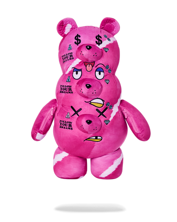 SPRAYGROUND® BACKPACK THE 3 HEADED BEAR PLUSH TEDDYBEAR BACKPACK