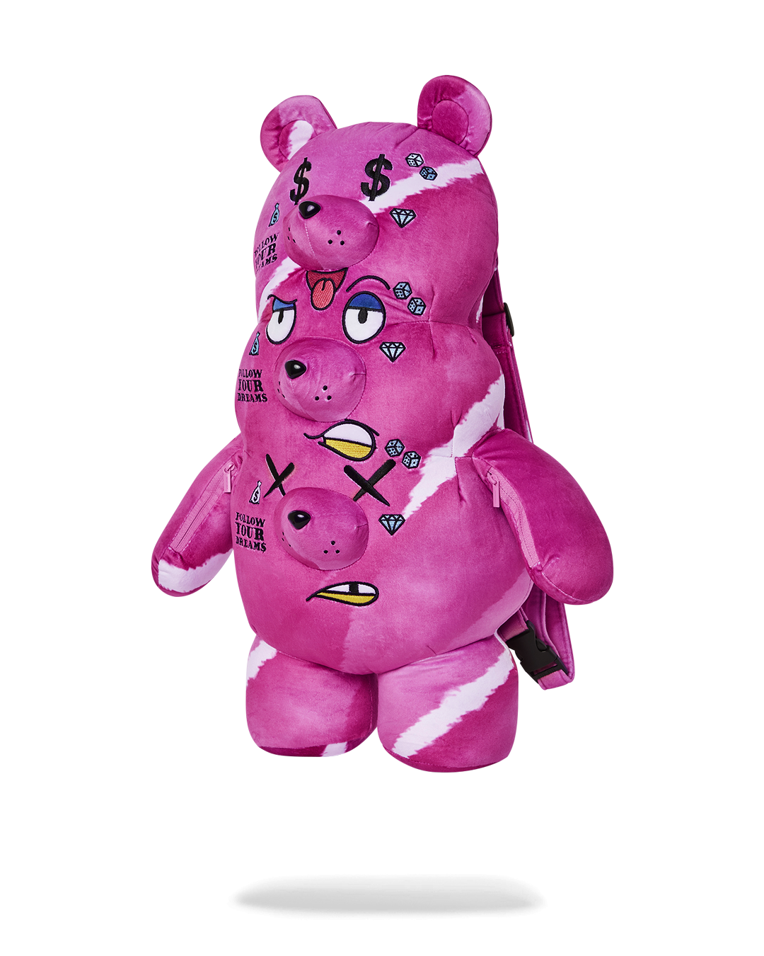 SPRAYGROUND® BACKPACK THE 3 HEADED BEAR PLUSH TEDDYBEAR BACKPACK