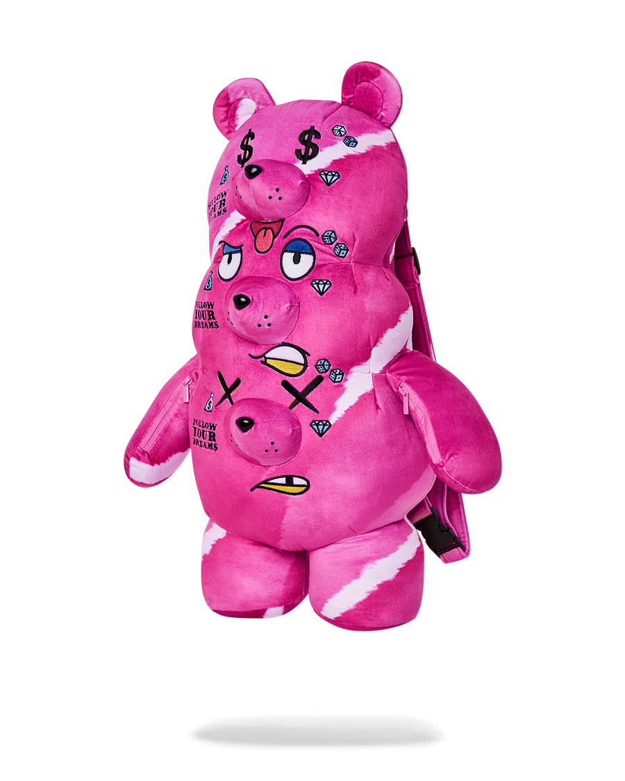 SPRAYGROUND® BACKPACK THE 3 HEADED BEAR PLUSH TEDDYBEAR BACKPACK