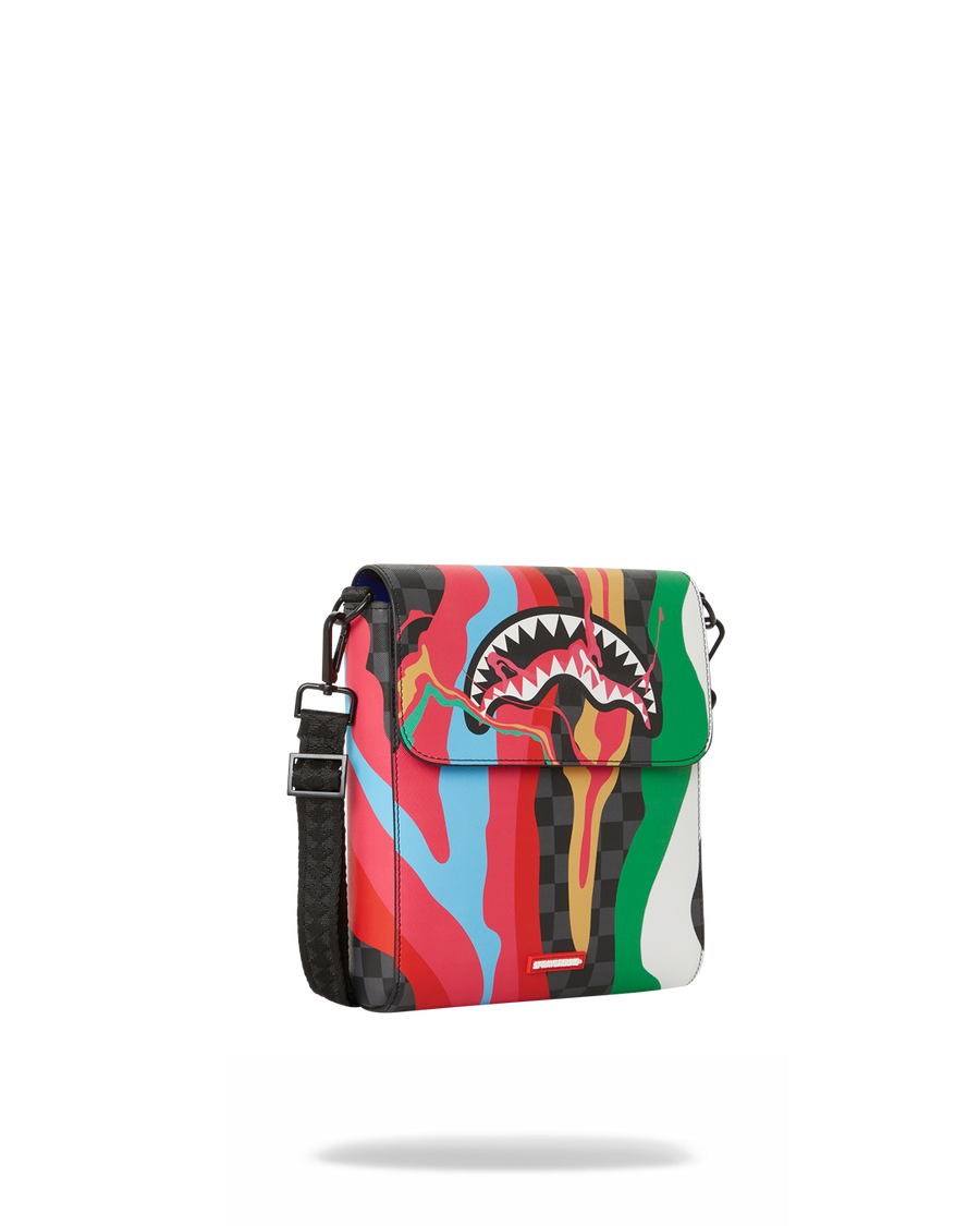 SPRAYGROUND® SLING TRIPPY TAFFY LARGE SLING CROSSBODY