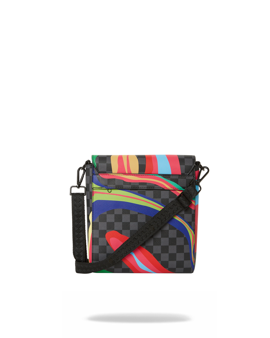 SPRAYGROUND® SLING TRIPPY TAFFY LARGE SLING CROSSBODY