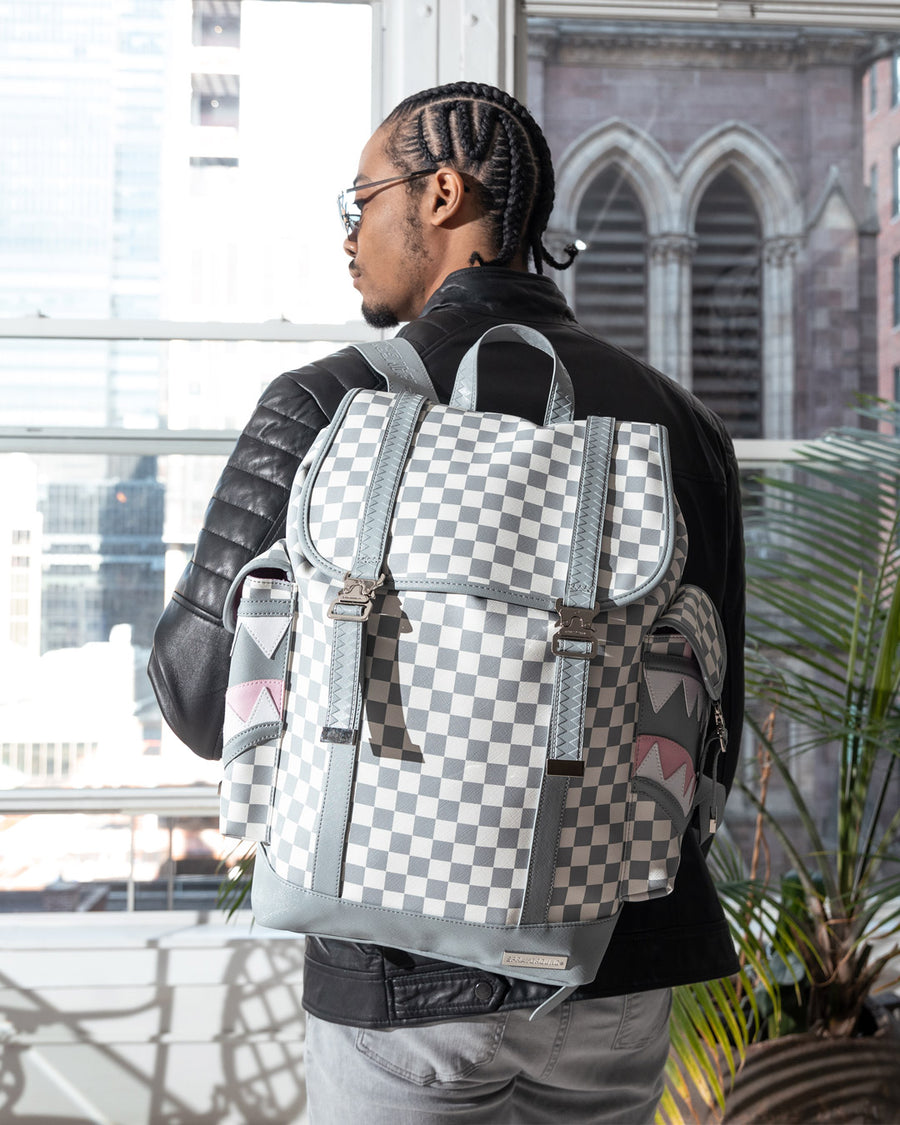 LOUIS VUITTON Louis Vuitton Damier Graphite Utility Backpack Red