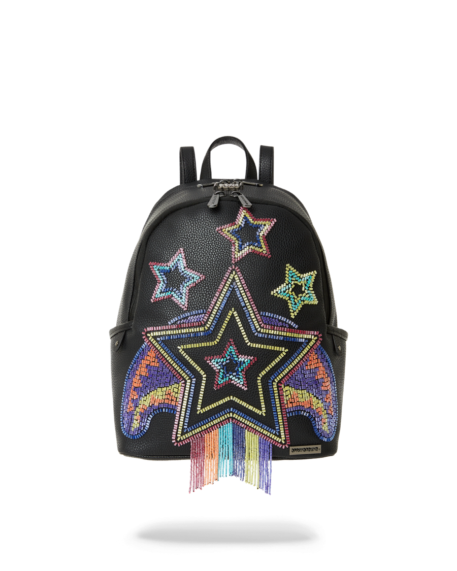 SPRAYGROUND® BACKPACK STAR RACER A.I.7 SANDFLOWER COLLAB BEADED SAVAGE BACKPACK