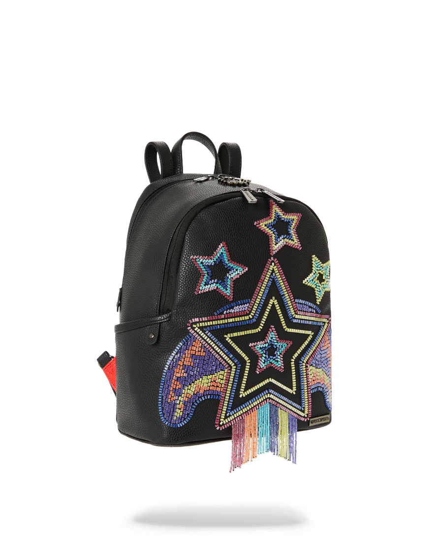 SPRAYGROUND® BACKPACK STAR RACER A.I.7 SANDFLOWER COLLAB BEADED SAVAGE BACKPACK