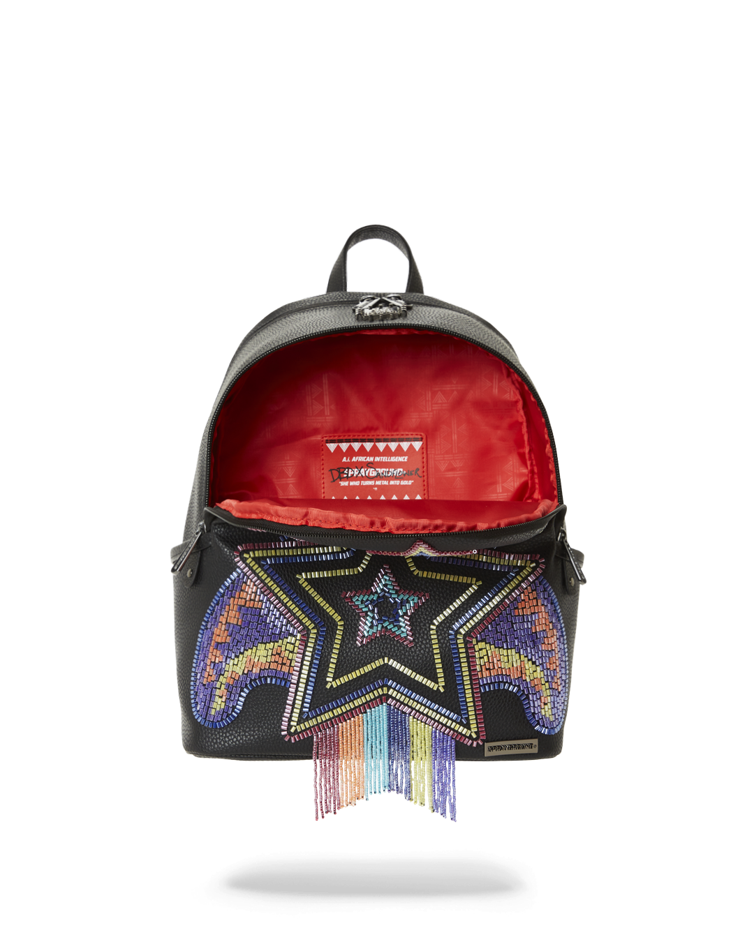 SPRAYGROUND® BACKPACK STAR RACER A.I.7 SANDFLOWER COLLAB BEADED SAVAGE BACKPACK