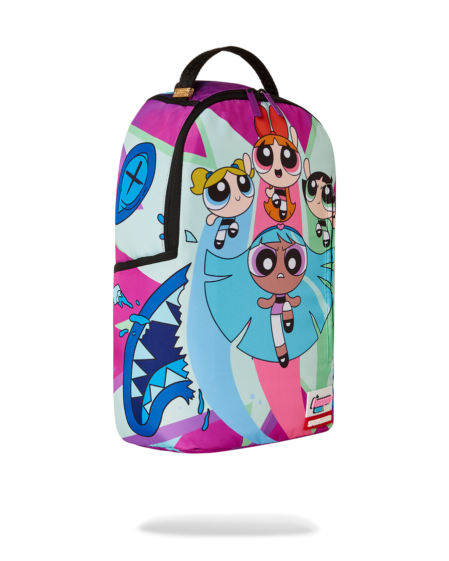 SPRAYGROUND® BACKPACK POWER PUFF GIRLS MONSTER SHARK BACKPACK