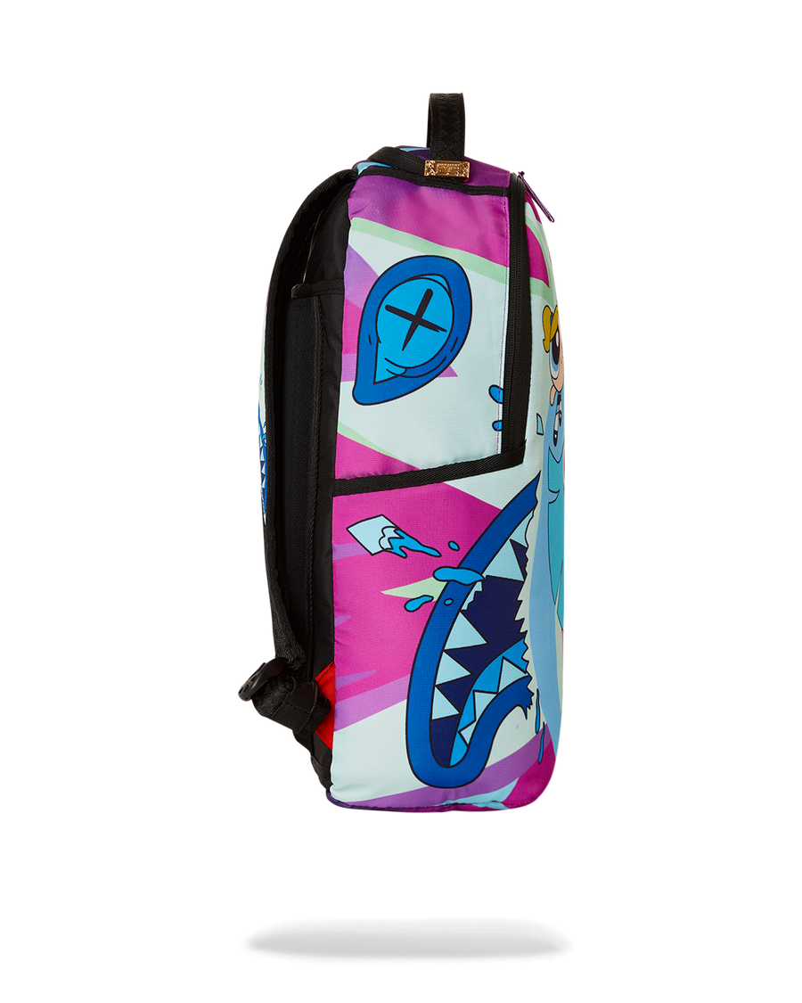 SPRAYGROUND® BACKPACK POWER PUFF GIRLS MONSTER SHARK BACKPACK