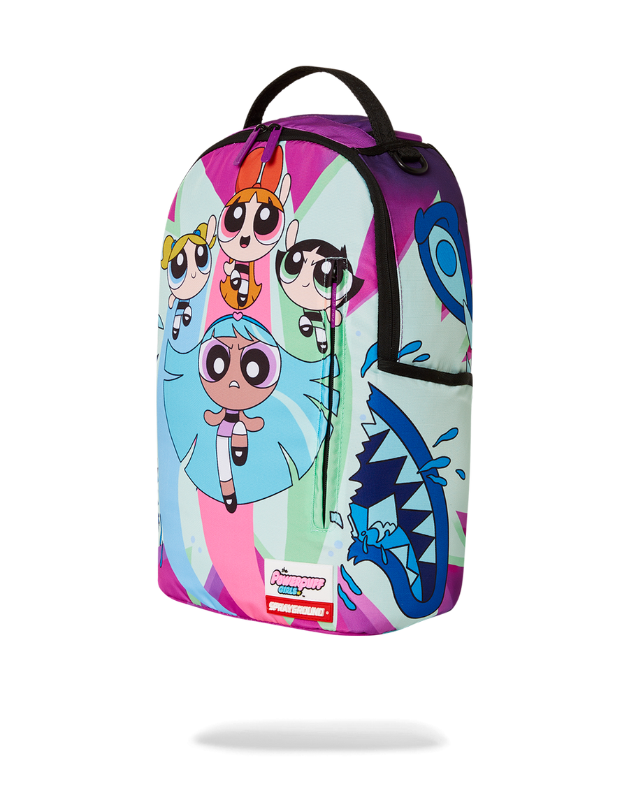 SPRAYGROUND® BACKPACK POWER PUFF GIRLS MONSTER SHARK BACKPACK