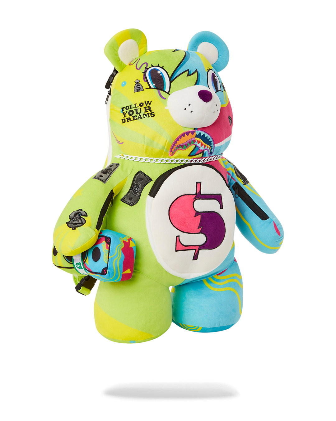 SPRAYGROUND® BACKPACK SUPER WEIRD MONEYBEAR TEDDYBEAR BACKPACK