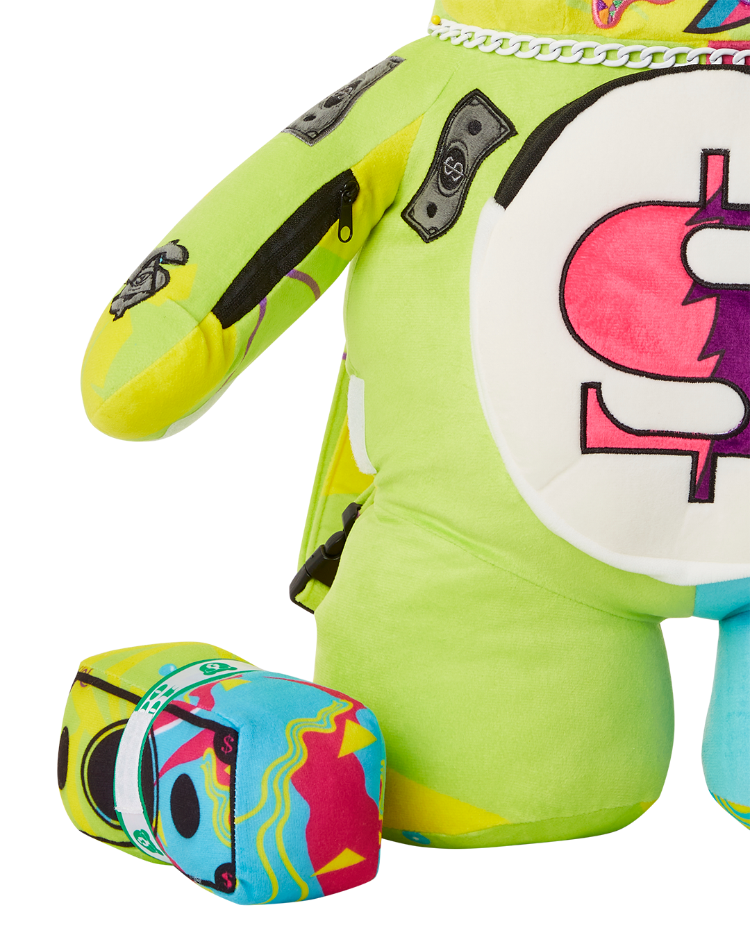 SPRAYGROUND® BACKPACK SUPER WEIRD MONEYBEAR TEDDYBEAR BACKPACK