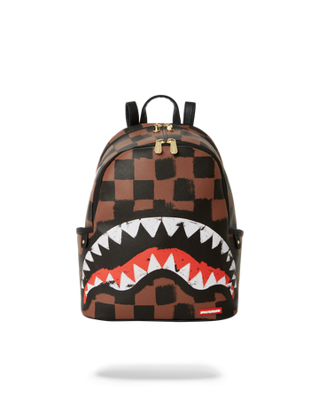 Sprayground Sharks In Paris Check Frenzy Sharks Backpack