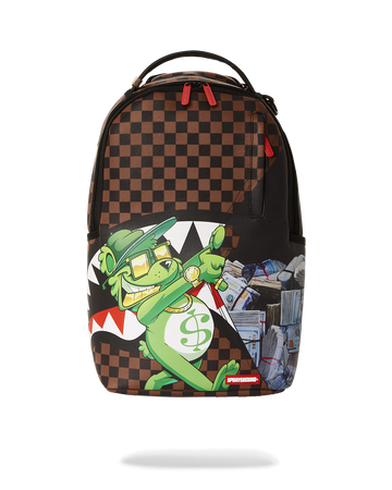 SPRAYGROUND® BACKPACK MONEY BEAR ALL WILL BE REVEALED BACKPACK (DLXV)