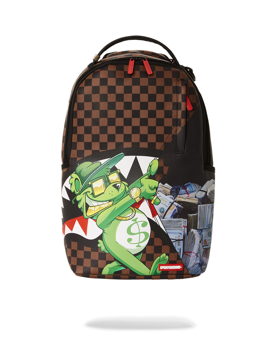 SPRAYGROUND® BACKPACK MONEY BEAR ALL WILL BE REVEALED BACKPACK (DLXV)