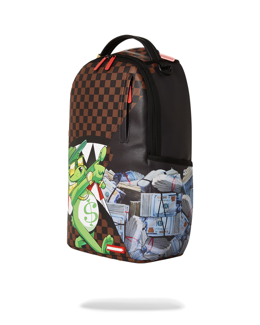 MONEY BEAR ALL WILL BE REVEALED BACKPACK DLXV SPRAYGROUND