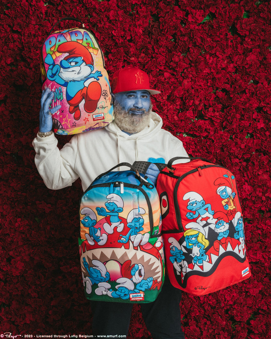 SPRAYGROUND® BACKPACK SMURFS SHARK BOUNCE BACKPACK