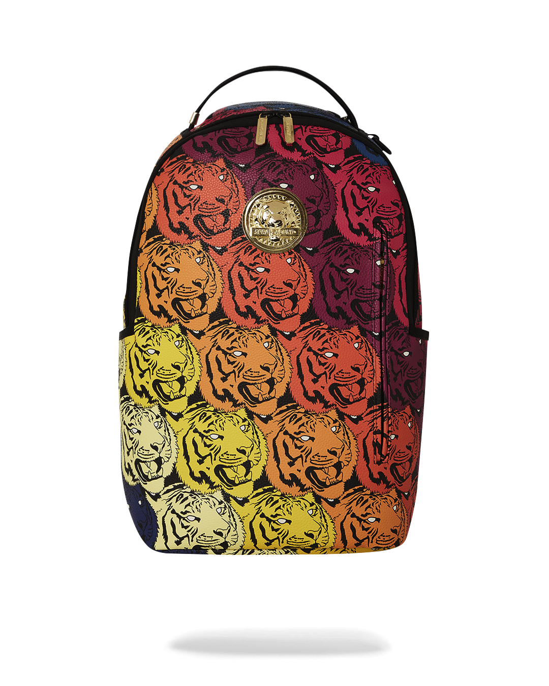 Sprayground gold backpack deals