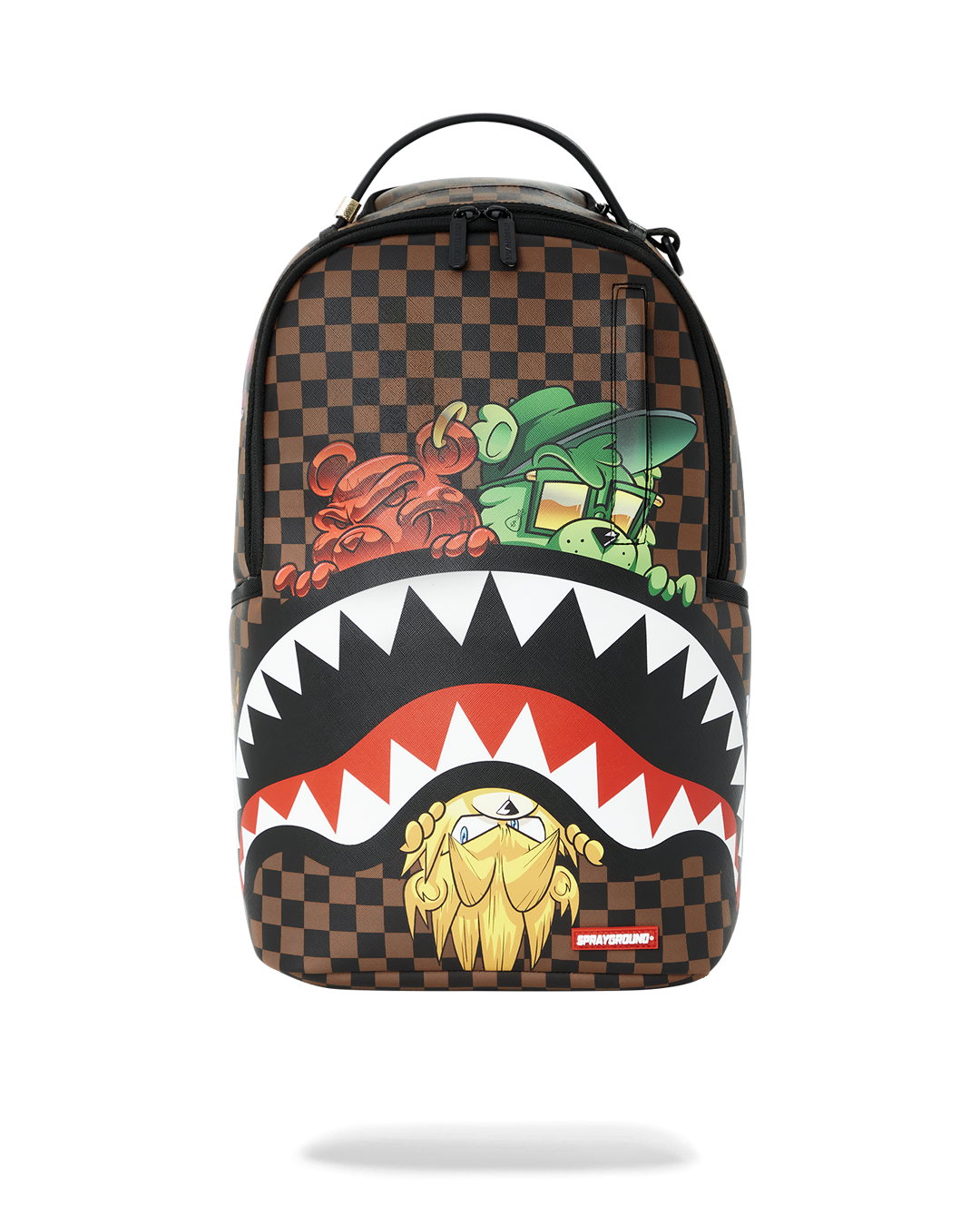 SPRAYGROUND® BACKPACK SHARKS IN PARIS CHARACTERS SNEAKIN BACKPACK (DLXV)