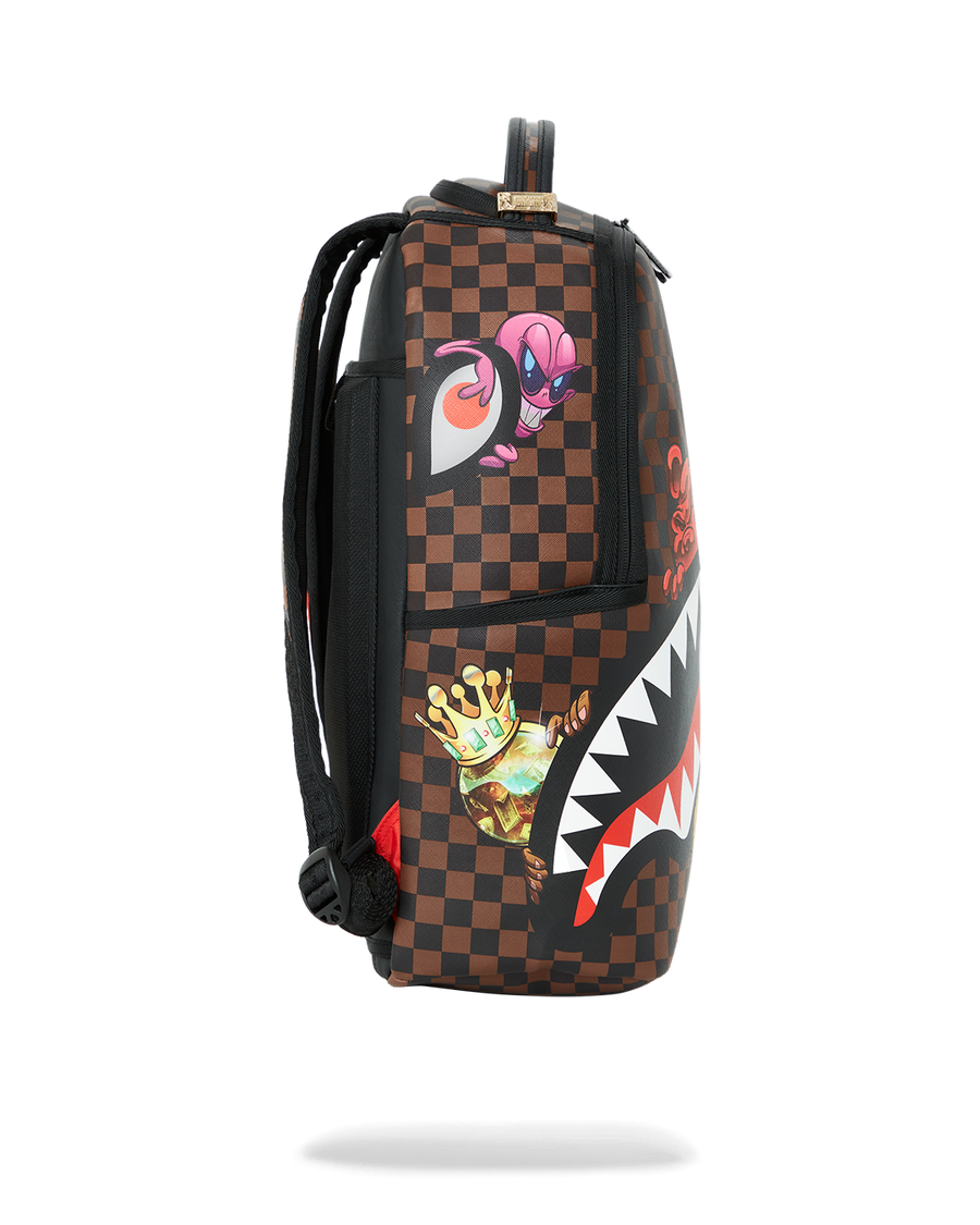 SPRAYGROUND® BACKPACK SHARKS IN PARIS CHARACTERS SNEAKIN BACKPACK (DLXV)