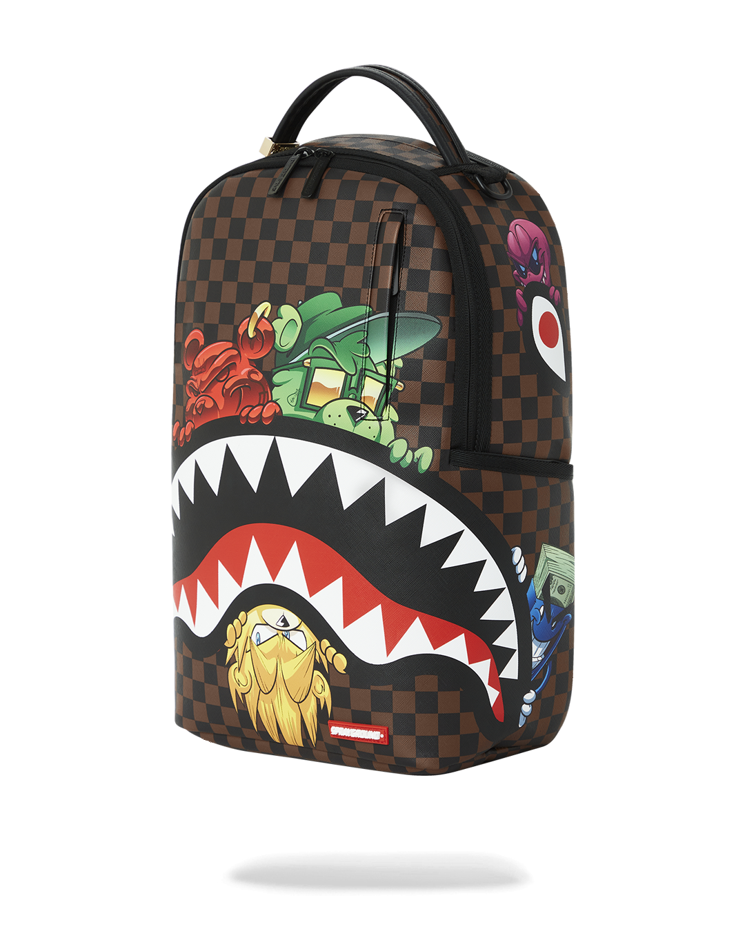 SHARKS IN PARIS CHARACTERS SNEAKIN BACKPACK (DLXV)