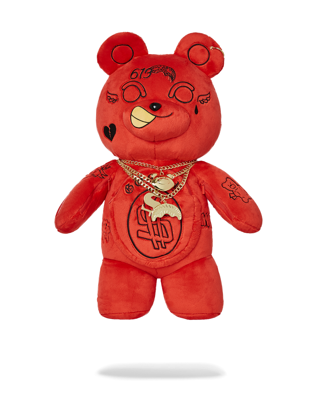 SPRAYGROUND® BACKPACK DIABLO PLUSH TEDDYBEAR BACKPACK