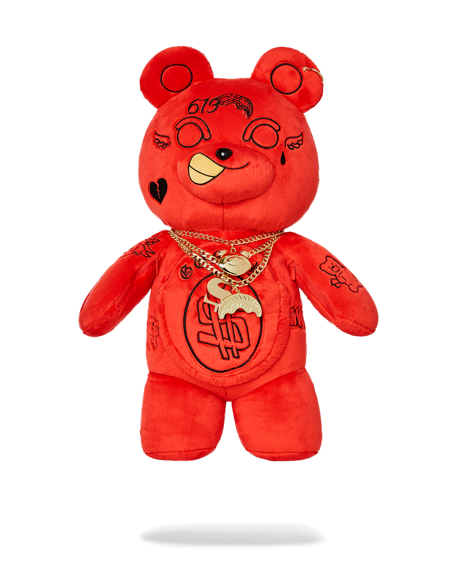 SPRAYGROUND® BACKPACK DIABLO PLUSH TEDDYBEAR BACKPACK