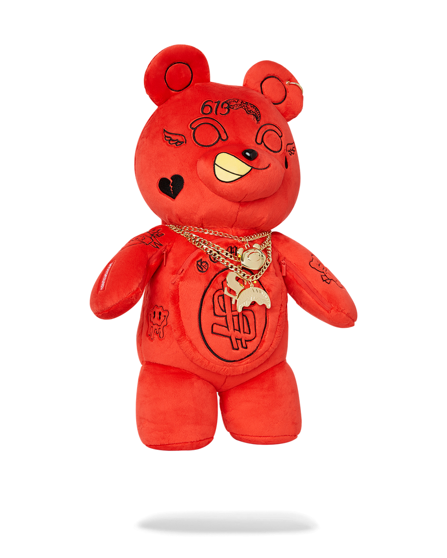 SPRAYGROUND® BACKPACK DIABLO PLUSH TEDDYBEAR BACKPACK