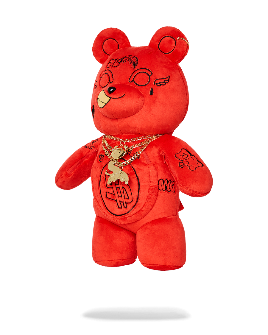 SPRAYGROUND® BACKPACK DIABLO PLUSH TEDDYBEAR BACKPACK