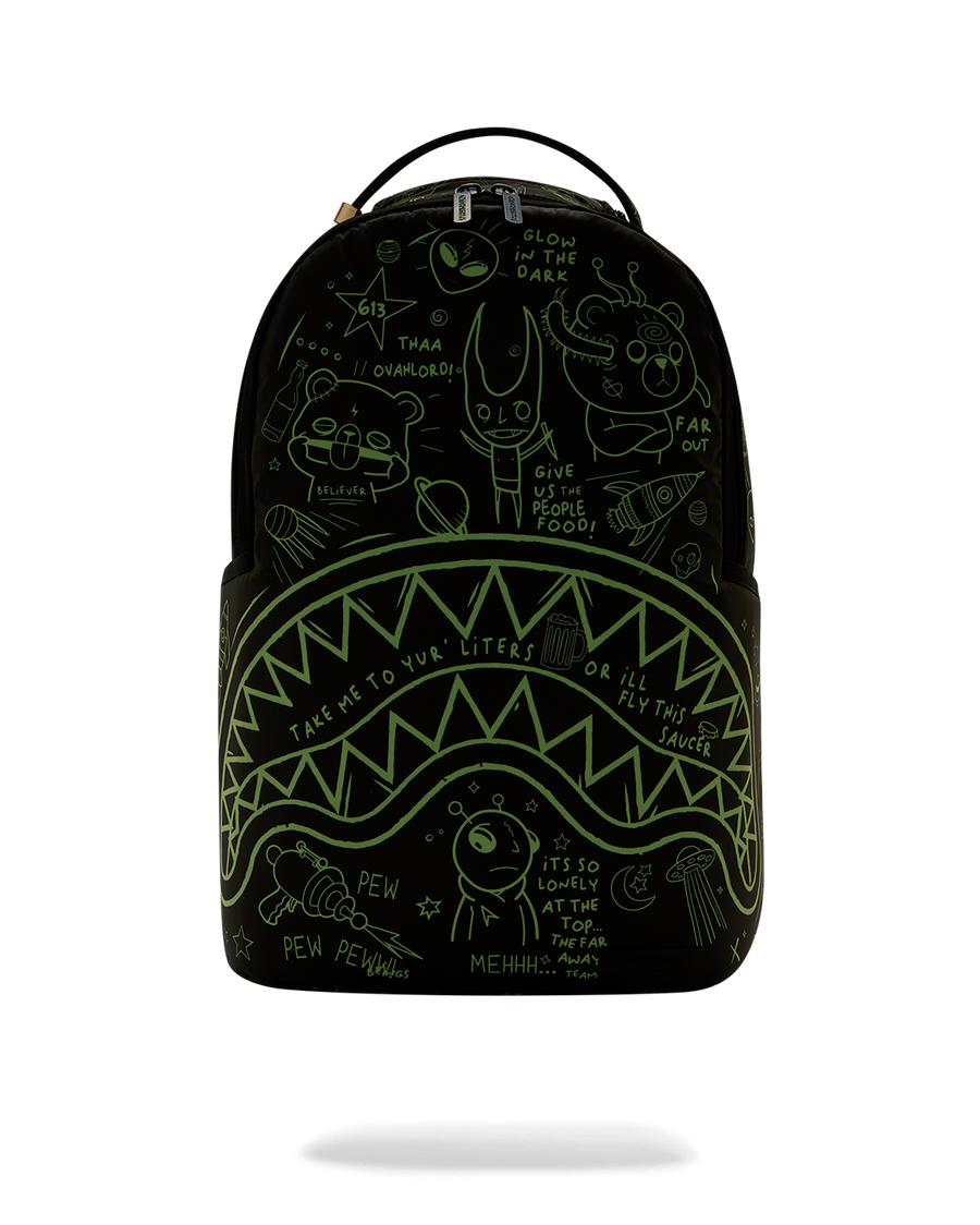 Sprayground backpack glow in the dark Clearance