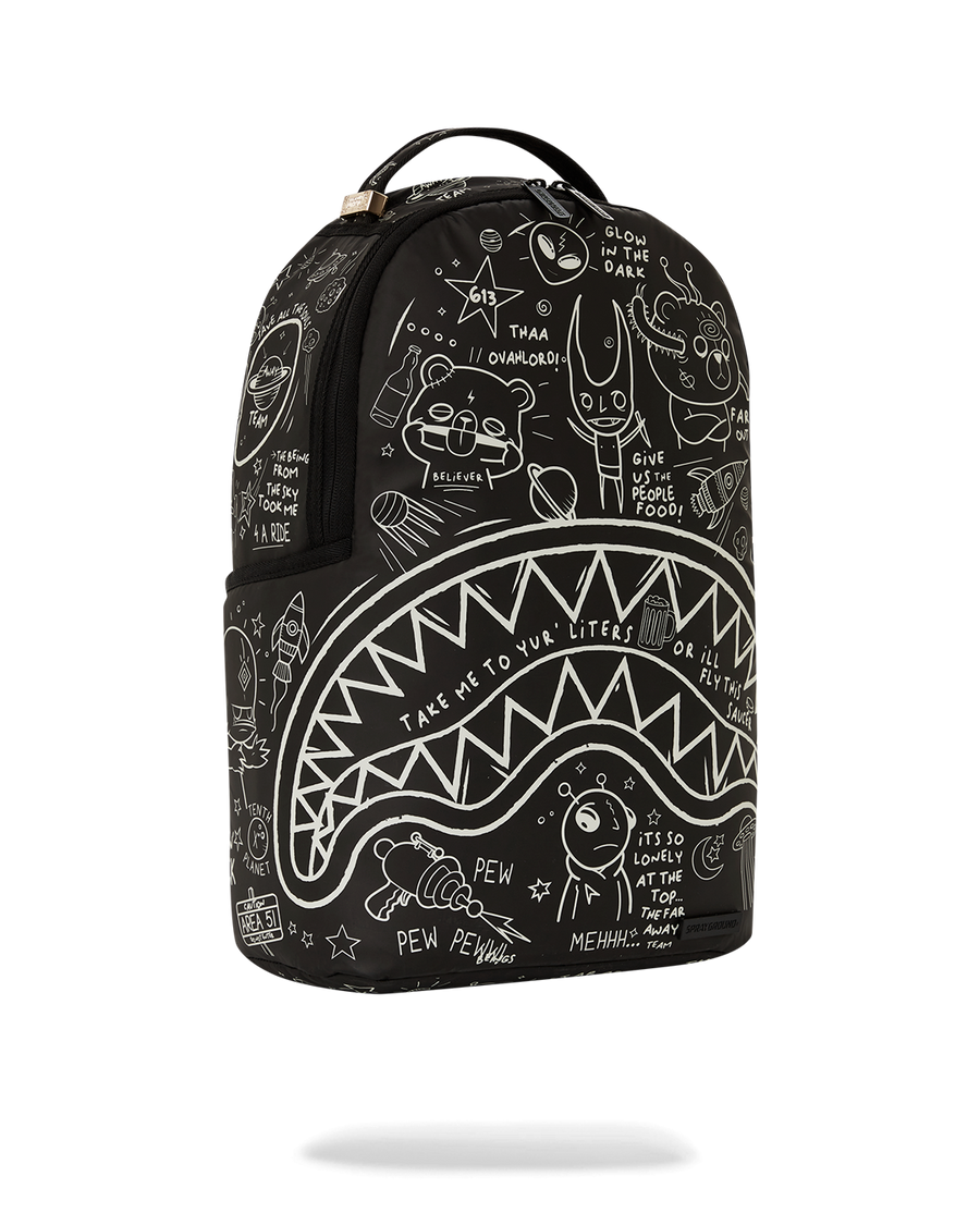 SPRAYGROUND® BACKPACK GLOW THE SPACE BACKPACK (GLOW IN THE DARK EFFECT)