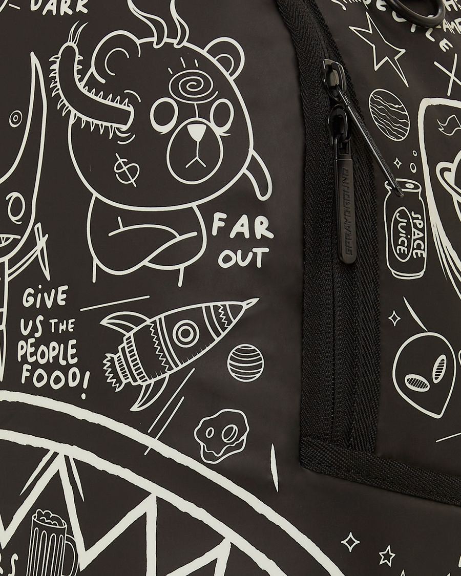 SPRAYGROUND® BACKPACK GLOW THE SPACE BACKPACK (GLOW IN THE DARK EFFECT)