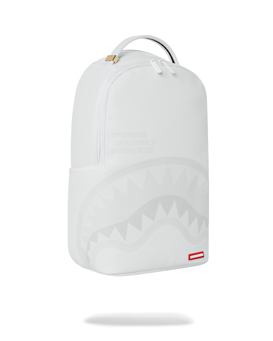 SPRAYGROUND® BACKPACK SHARK CENTRAL BACKPACK WHT/WHT (DLXV)