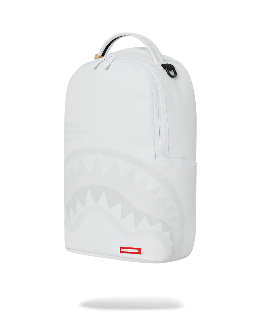 SPRAYGROUND® BACKPACK SHARK CENTRAL BACKPACK WHT/WHT (DLXV)