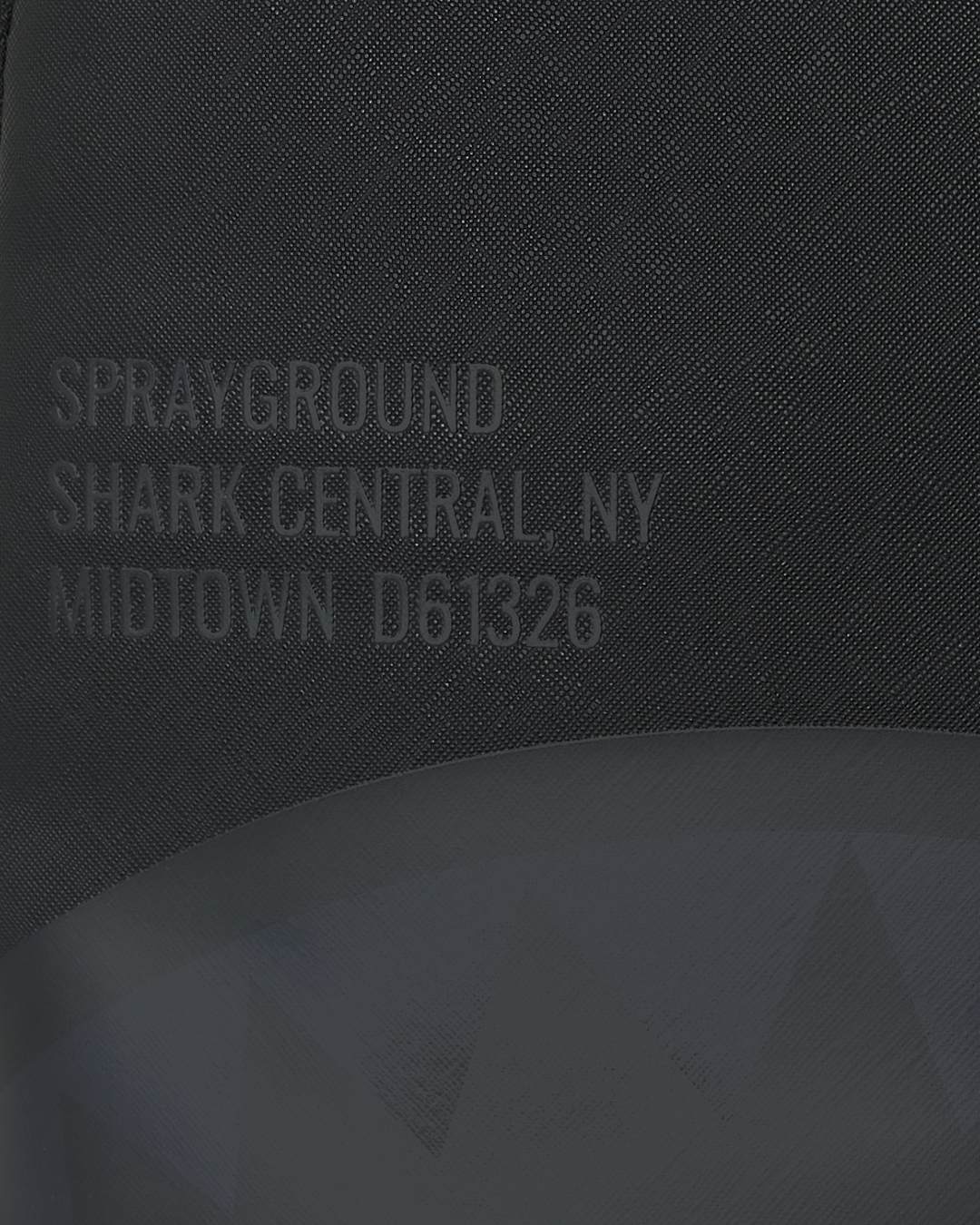 SPRAYGROUND® BACKPACK SHARK CENTRAL (BLK ON BLK) BACKPACK (DLXV)