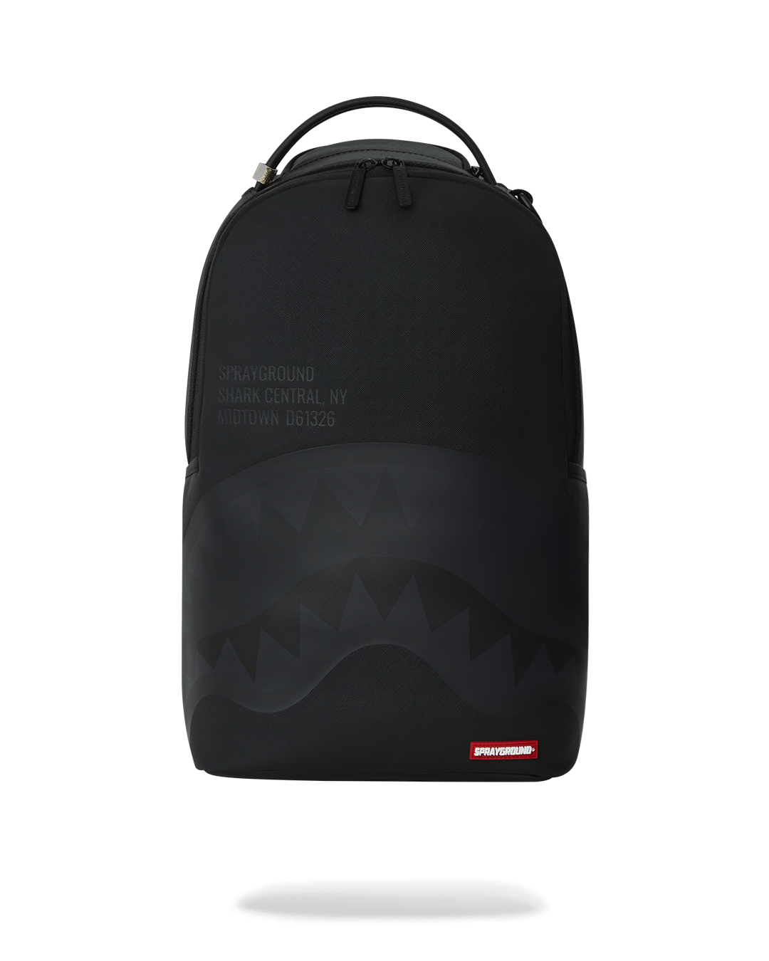 SPRAYGROUND® BACKPACK SHARK CENTRAL (BLK ON BLK) BACKPACK (DLXV)