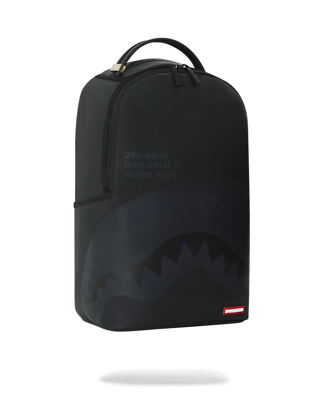 SPRAYGROUND® BACKPACK SHARK CENTRAL (BLK ON BLK) BACKPACK (DLXV)