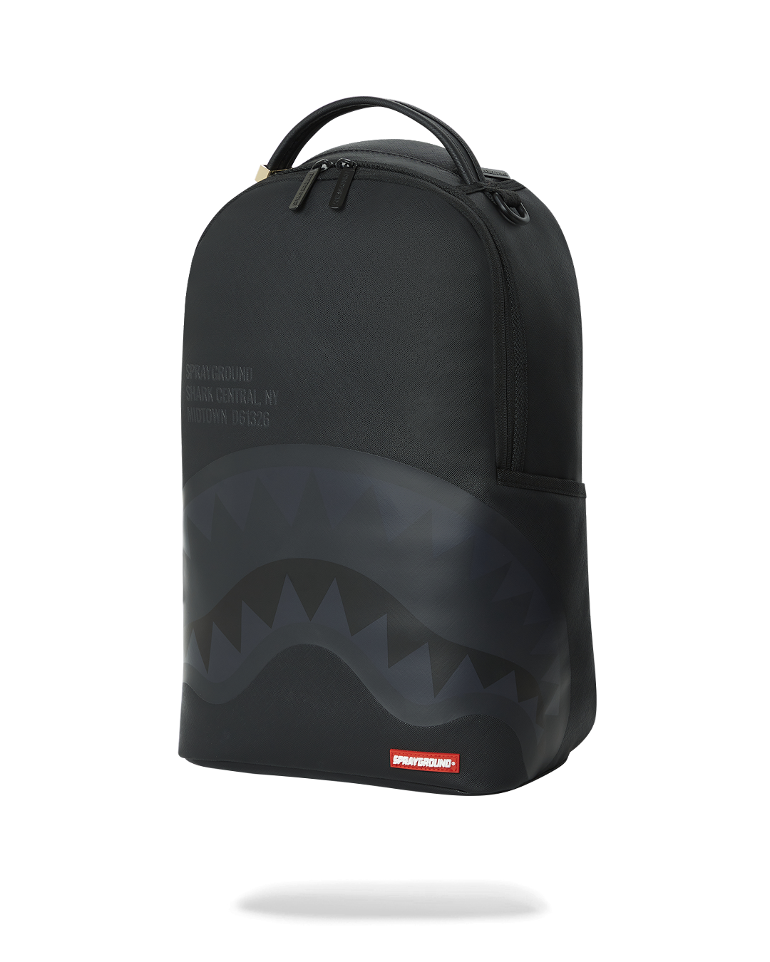 SPRAYGROUND® BACKPACK SHARK CENTRAL (BLK ON BLK) BACKPACK (DLXV)