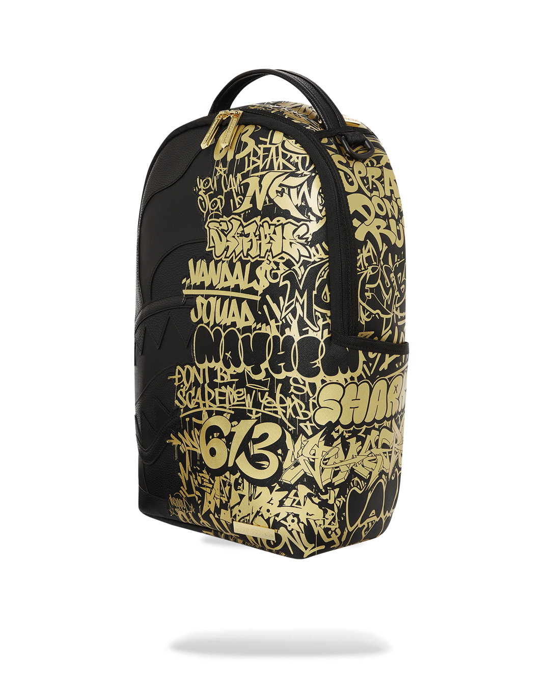 Black and gold sprayground outlet