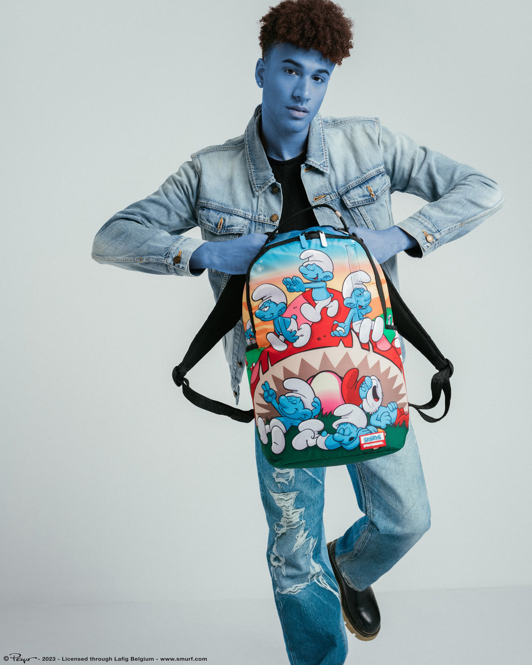 SPRAYGROUND® BACKPACK SMURFS MUSHROOM CHILL BACKPACK