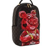 SPRAYGROUND® BACKPACK QUILT HAND PAINTED DIABLO BEAR BACKPACK (DLXV)
