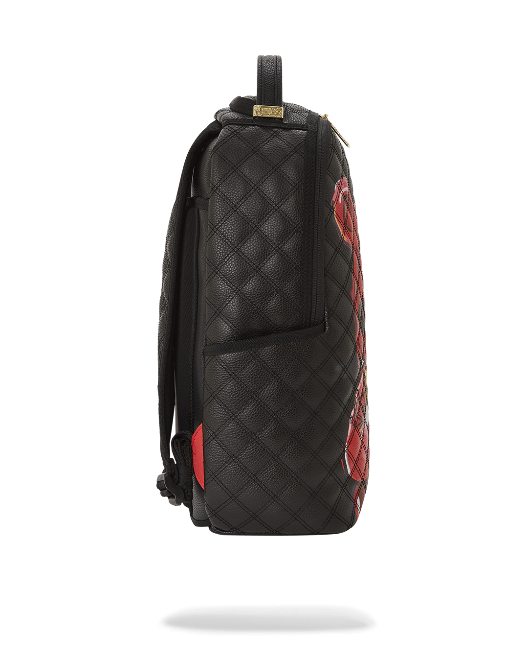 SPRAYGROUND® BACKPACK QUILT HAND PAINTED DIABLO BEAR BACKPACK (DLXV)